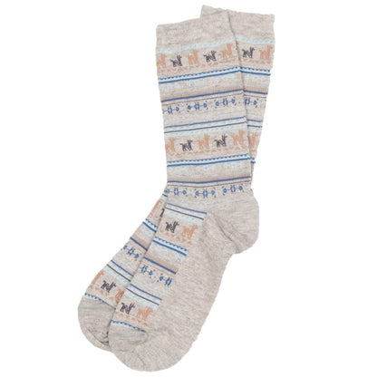 Alpaca Peruvian Socks Print