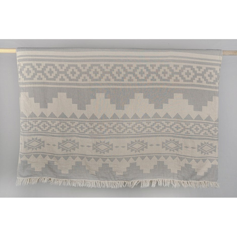 Fleece Lined Blanket Large Throw  Size: 50"W x 70"L- Pokoloko