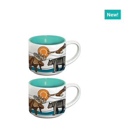Ceramic Espresso Mugs Native Northwest