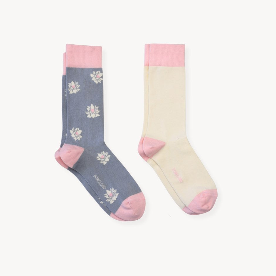 Pima Cotton Socks Pack Of 2 - Pokoloko