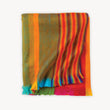 Alpaca Blend Blanket /Throw Colourful 45”x67” ea