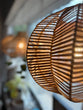 Suspended Hanging Rattan Lamp ea