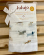 Lulujo Security Blanket 2PK Muslin Cotton
