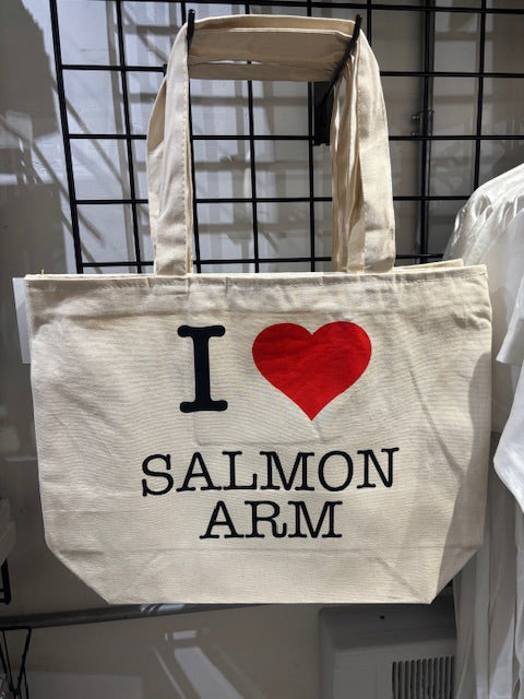 I Heart Salmon Arm Tote Bag