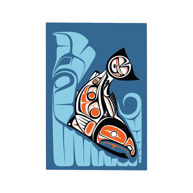 Postcard by native northwest