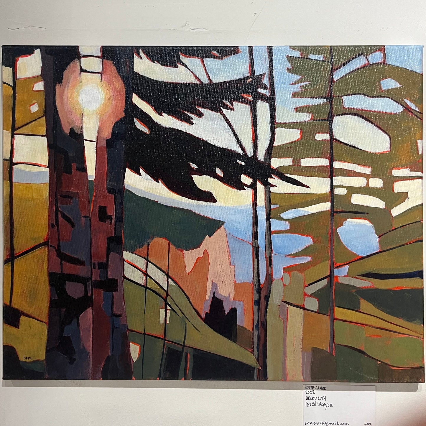 Original Landscape Paintings on Canvas by Bekisart