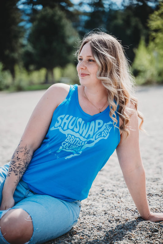 Shuswap Lake Map Unisex Boat Tank