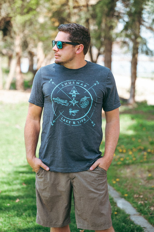 Shuswap Summer Compass Unisex T-Shirt