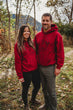Shuswap Winter Compass Hoodie (Garnet)