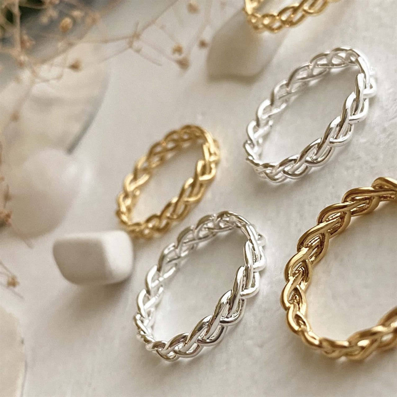 Pika + Bear Shelia Braided Ring