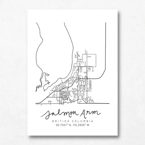 Hand Drawn Maps of the Shuswap