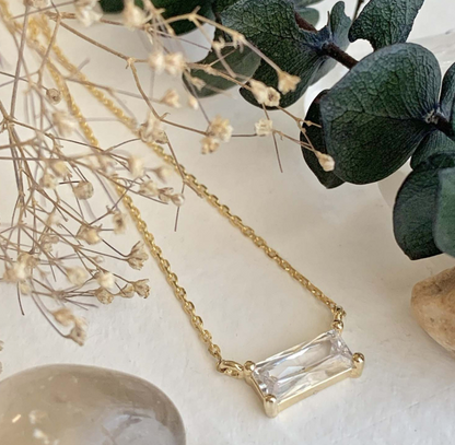 Marseille Baguette Charm Necklace - Pika & Bear