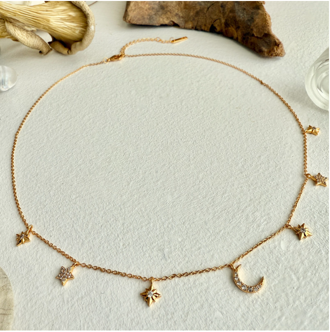 Pika & Bear Gold Necklaces