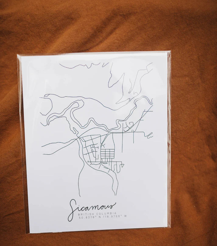 Hand Drawn Maps of the Shuswap