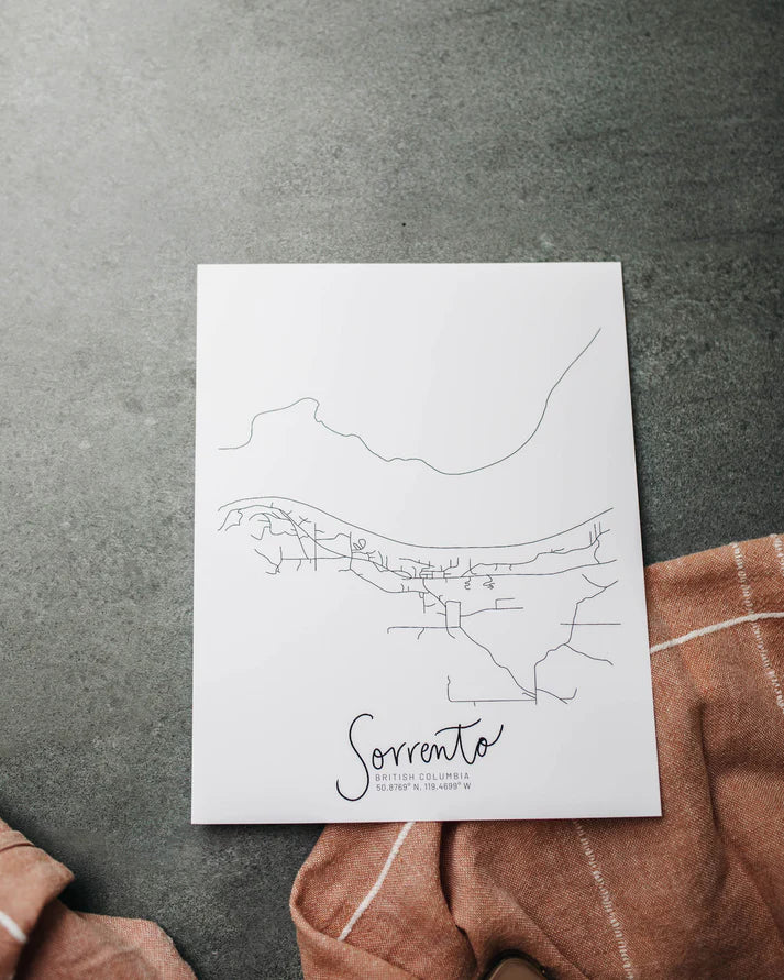 Hand Drawn Maps of the Shuswap