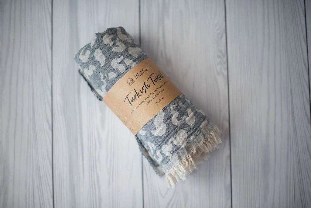 Ayla Leopard Turkish Towel