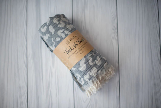 Ayla Leopard Turkish Towel