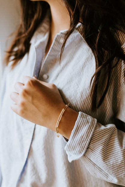 Bold Paperclip Bracelet