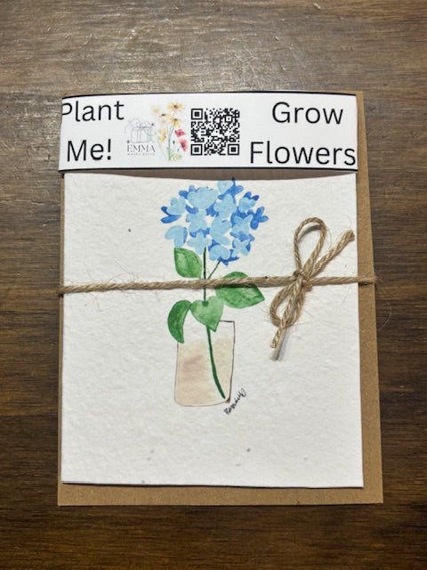 Handpainted Watercolor Cards on Plantable Paper