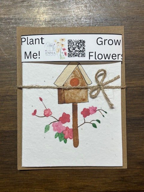 Handpainted Watercolor Cards on Plantable Paper