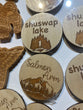 Magnet Wooden Salmon Arm or Shuswap ea