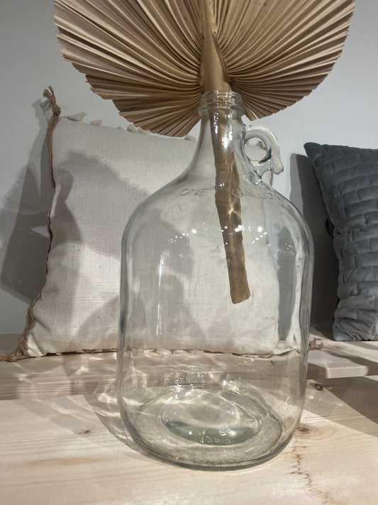 Glass Vase Jug Large EA