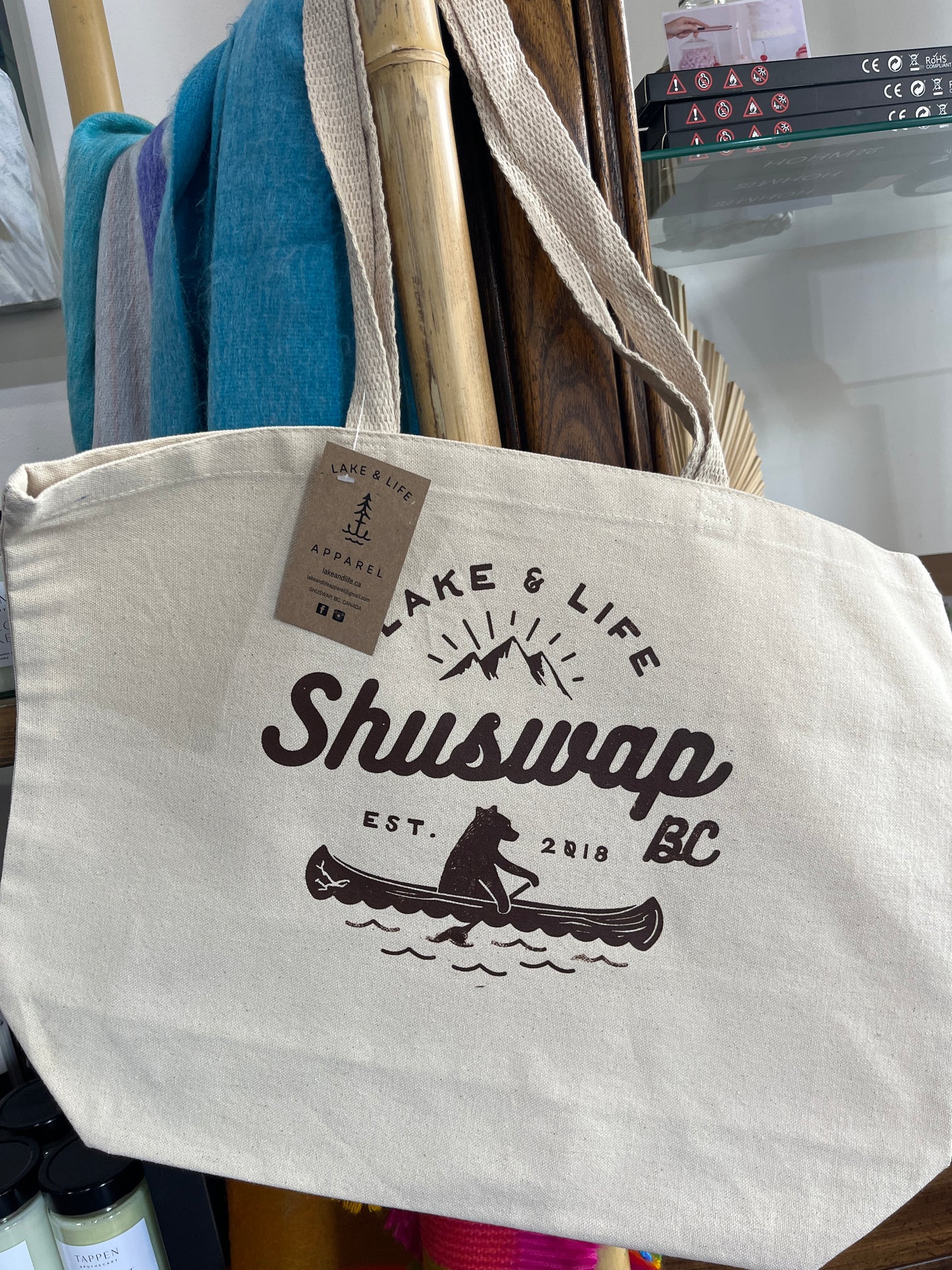 Lake & Life Shuswap Bear Tote