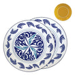 Porcelain Art Dinner Plates Hummingbird- Set of 2