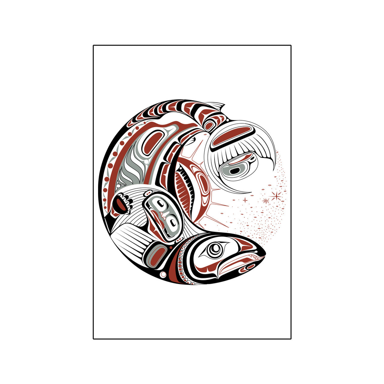 Stickers Native Northwest  - Indigenous Artists ea