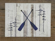 Wooden Sign- Canoe Paddles