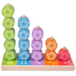 Flower Stacker Wooden Toy 16 pieces - Bigjigs