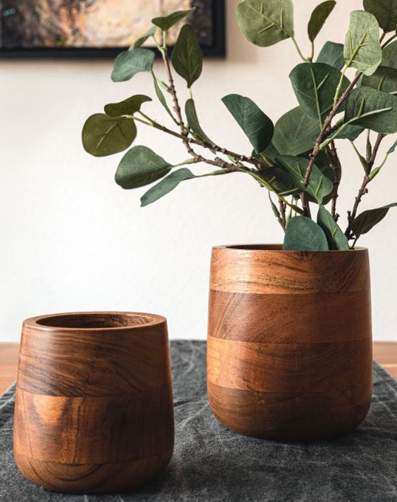 Wooden Crock Large 5.5”