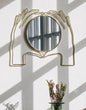 Wall Mirror Gold ‘Xeria’  17.5” x 15”