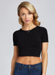 Bamboo Crop Top Tee - One Size C’est Moi