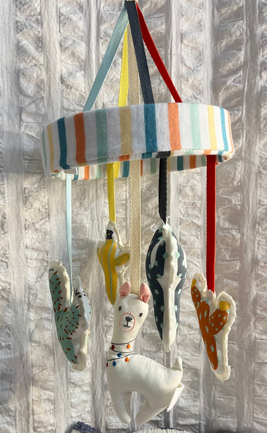 Mobile for Baby  Lilith the Llama 0m+ Tikiri Collection