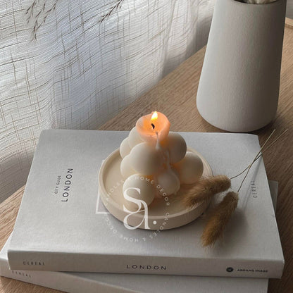 Pyramid Bubble Soy Candle ea