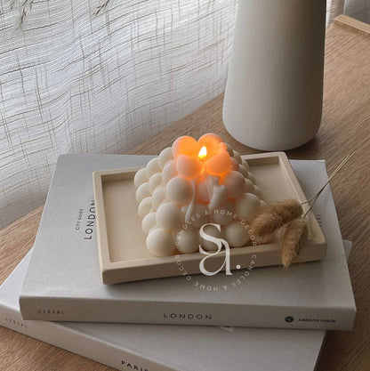 Pyramid Bubble Soy Candle ea