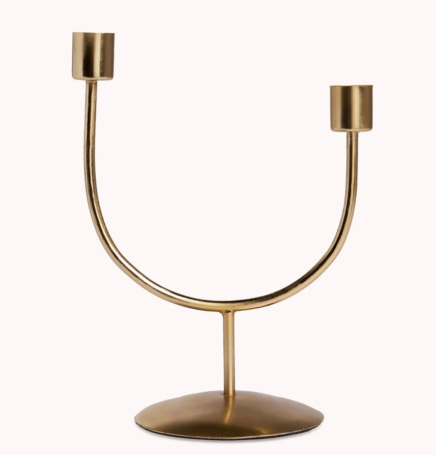 Candle Holder Iron  Asymmetrical Pokoloko