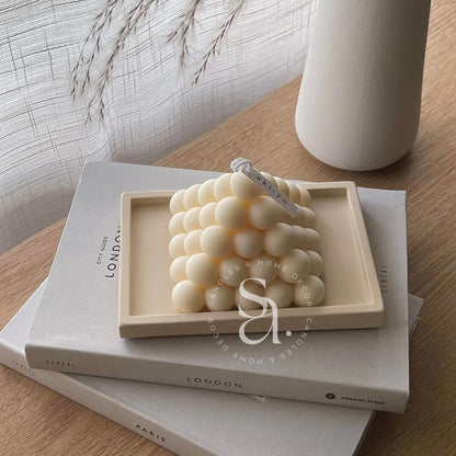 Pyramid Bubble Soy Candle ea