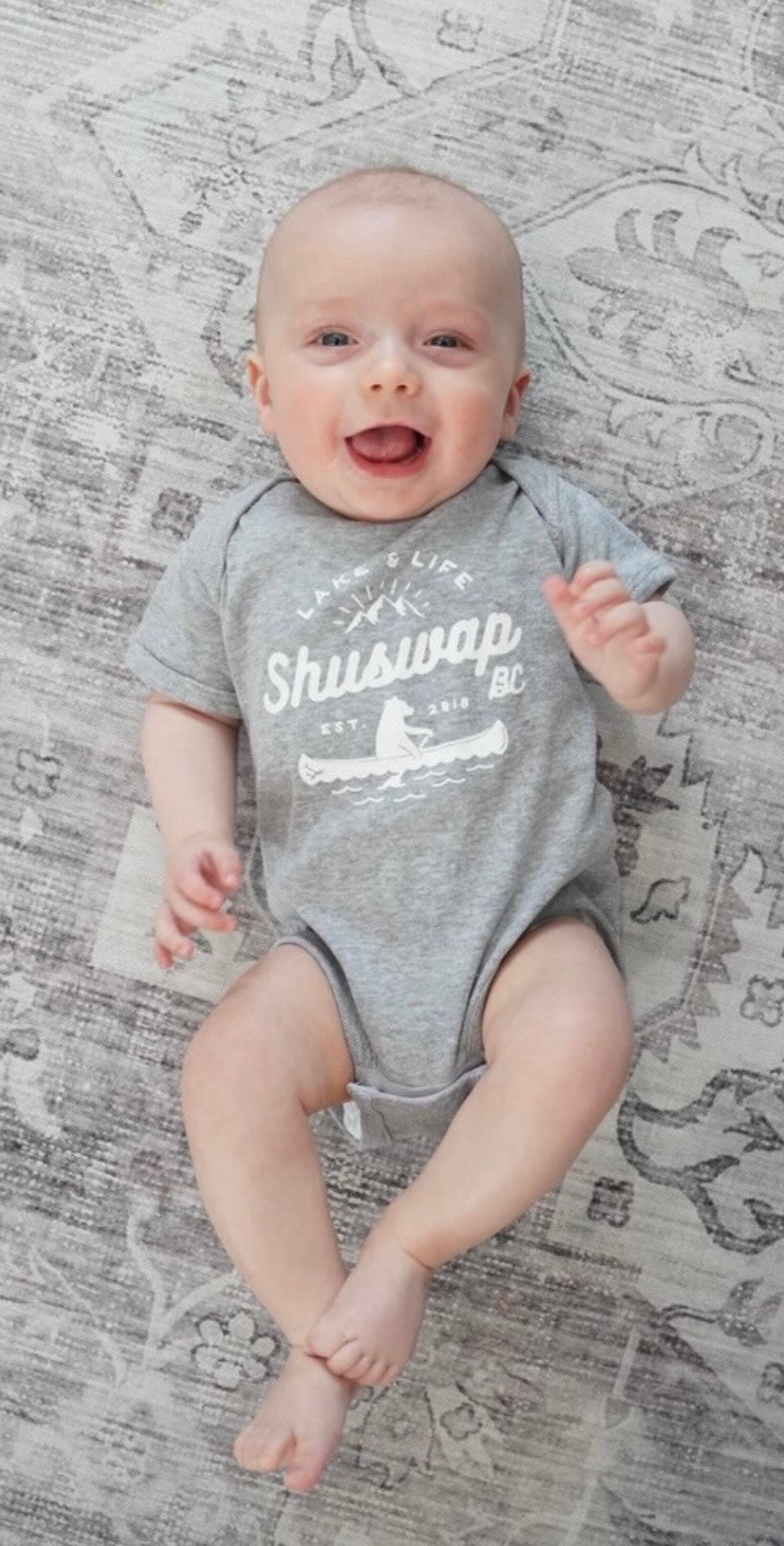 Lake & Life Shuswap Baby Bear Onesie