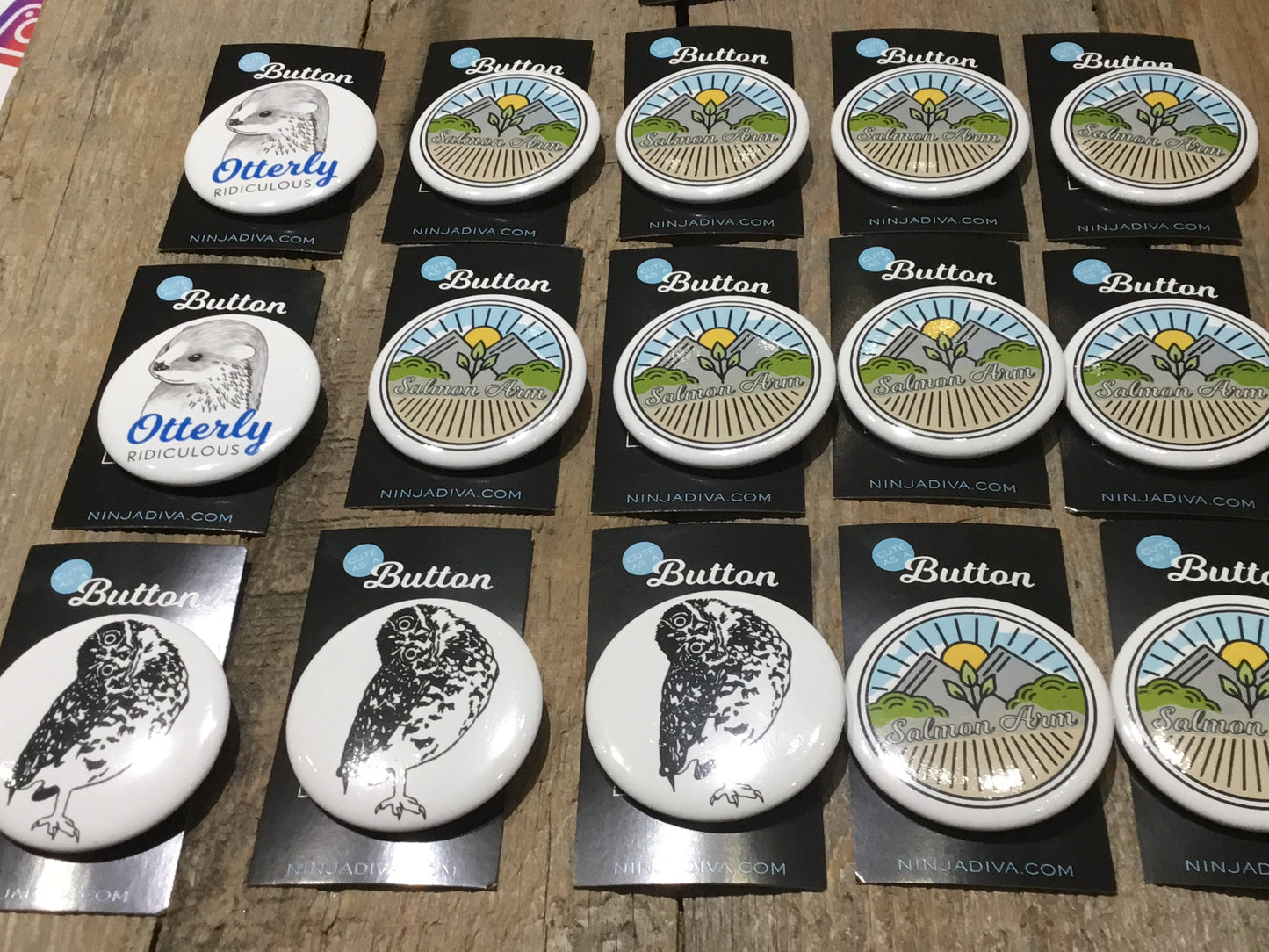 Ninja Diva Buttons