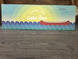 Livin on Lake Time Reclaimed Wood Wall Art