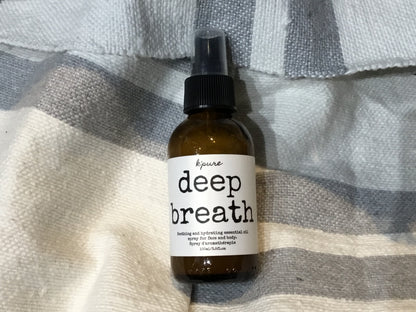 Toner and Body Spray - All Natural