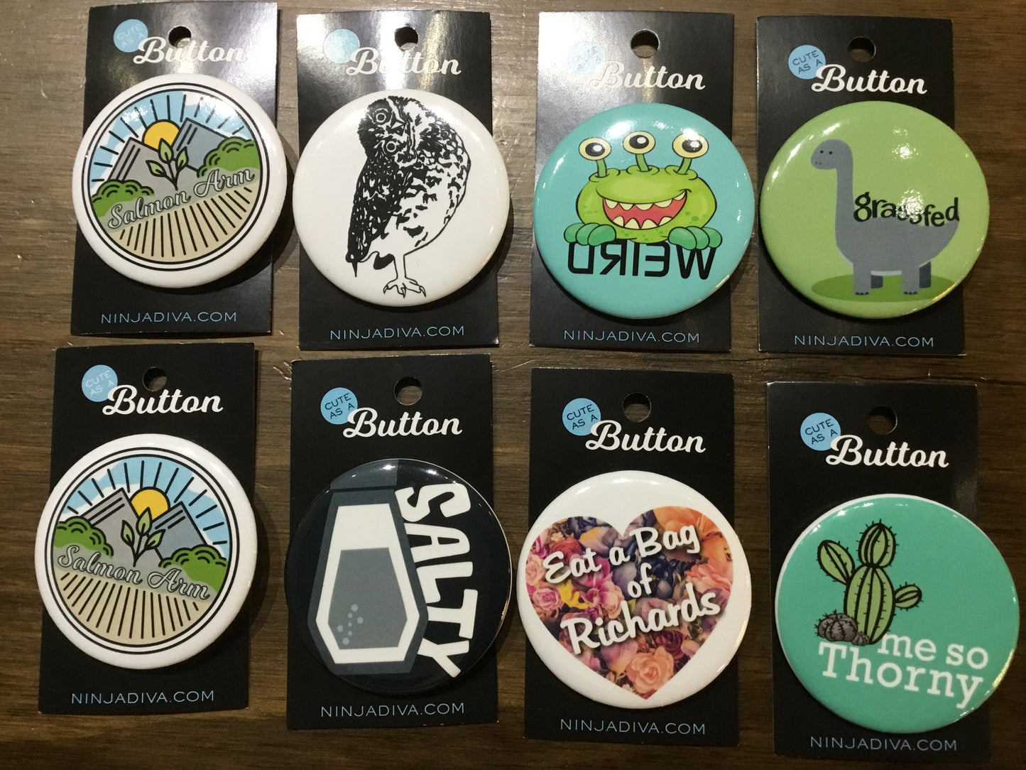 Ninja Diva Buttons